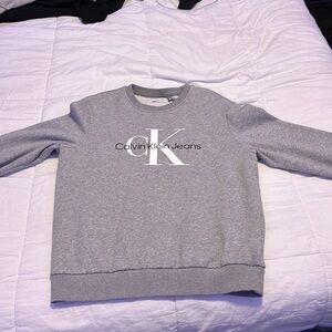 Grey Calvin Klein crewneck